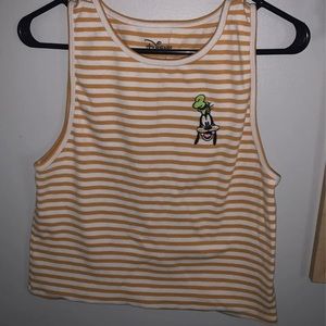 Disney goofy crop shirt